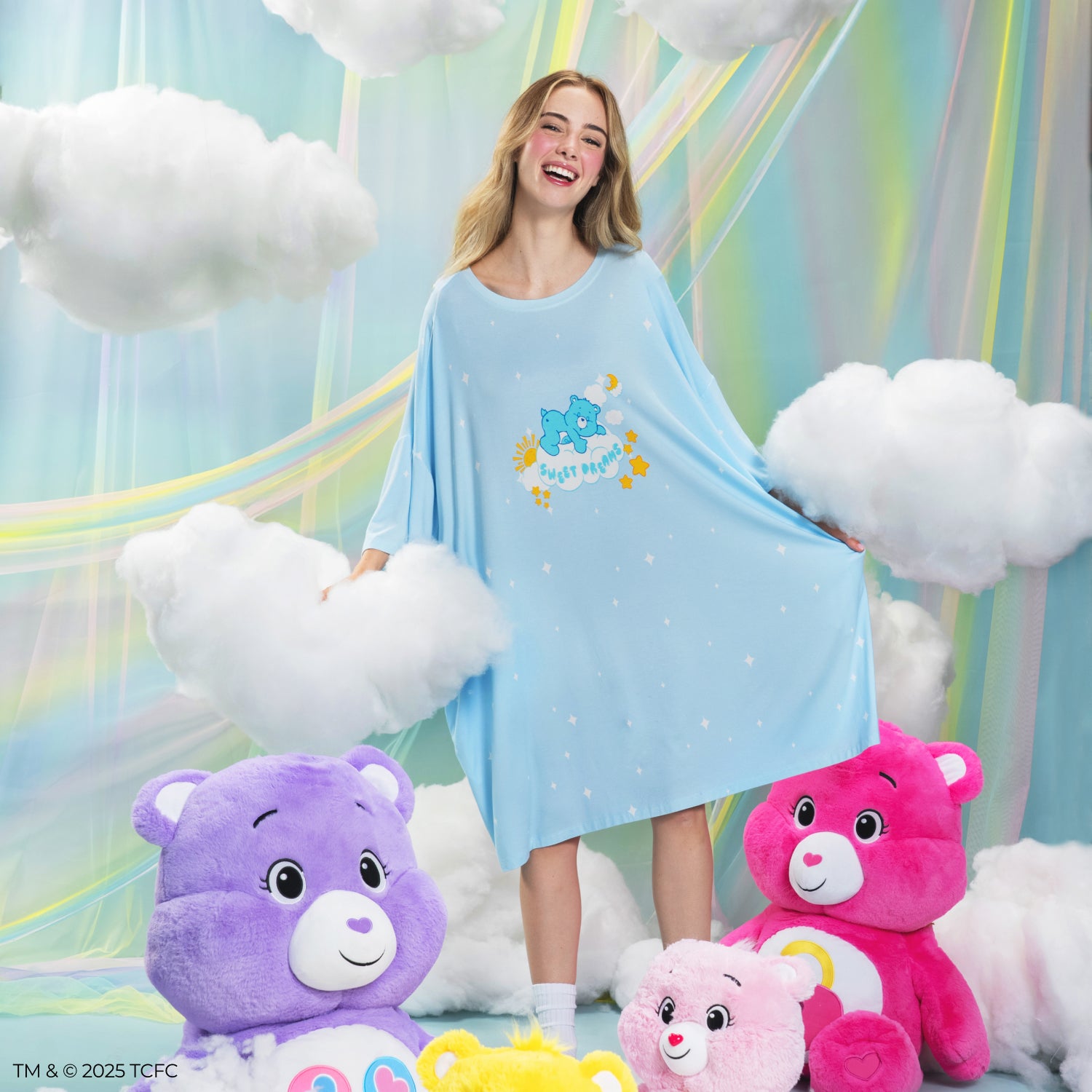 トップス sleeping bear Care Bears Sweet Dreams Sleep Tee Licensed – The Oodie NZ