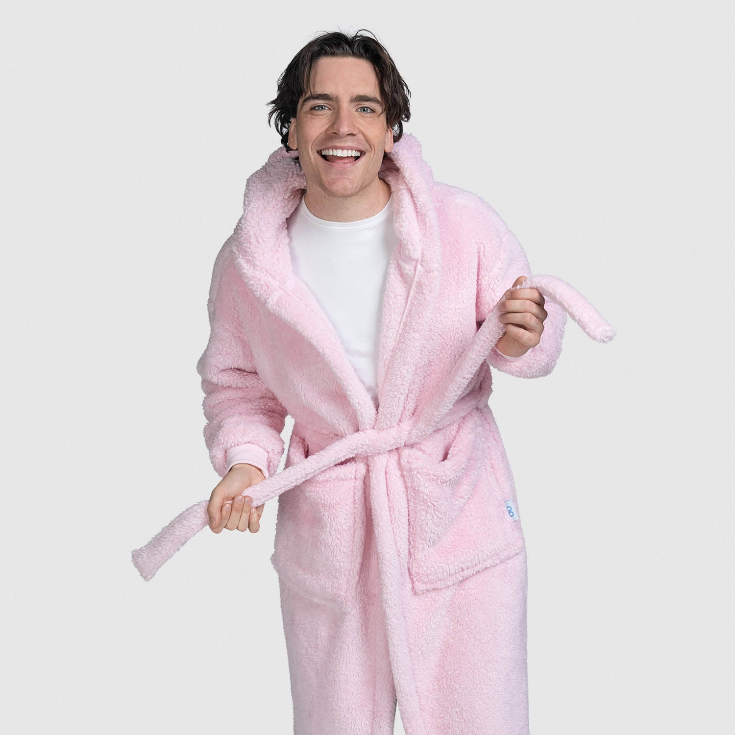 Towelling Dressing Plus Size Dressing Gown Nz Pink – The Oodie NZ