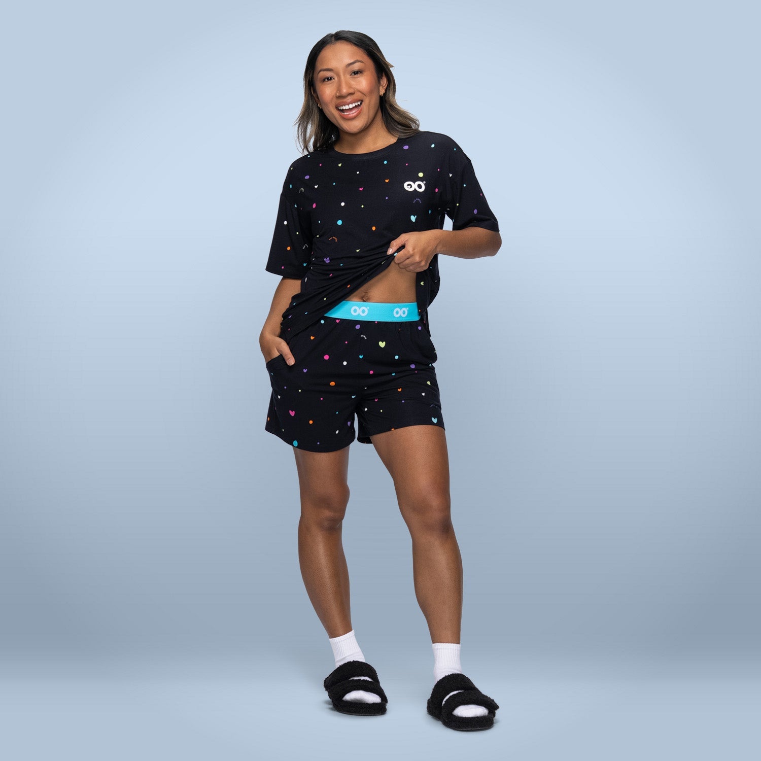 size: Sonya is 160cm wearing a size S/M