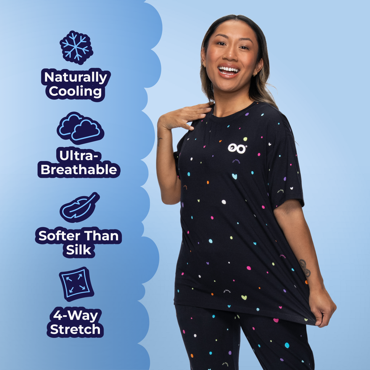 size: Sonya is 160cm wearing a size S/M