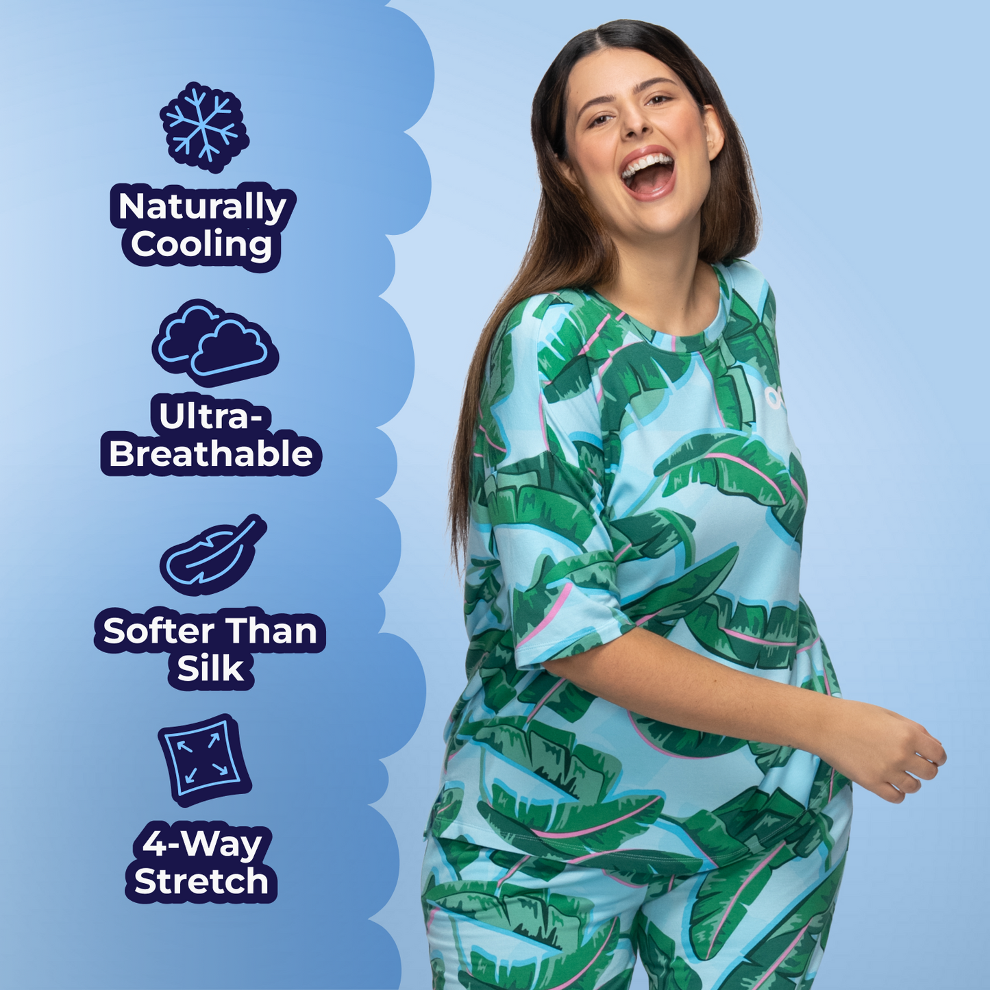 size: Serena is 180cm wearing a size XL