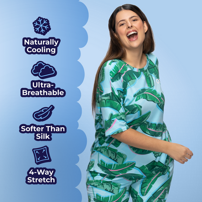 size: Serena is 180cm wearing a size XL