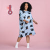 size: Aisha is 161cm wearing a size S/XL