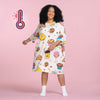 size: Aisha is 161cm wearing a size S/XL