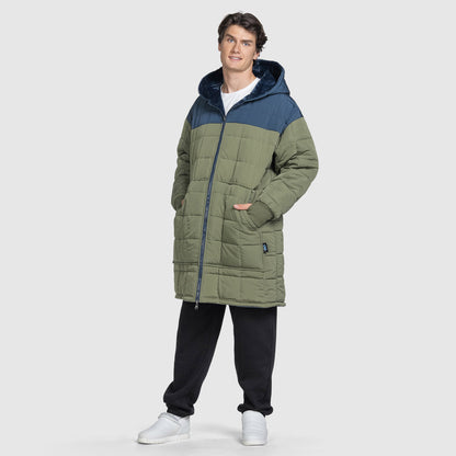 Olive/Navy Contrast