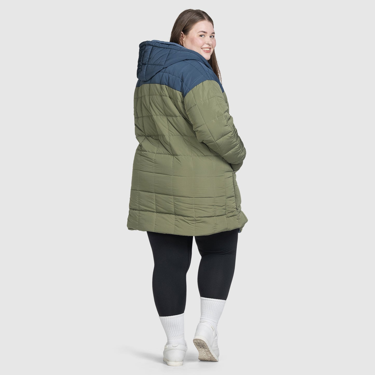 Olive/Navy Contrast