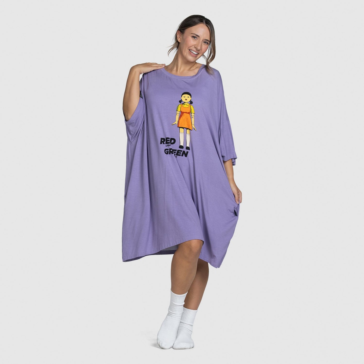 size: Danni is 171cm wearing a size S-XL