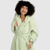 Fluffy Green Oodie Robe