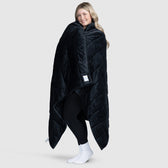 Dark Charcoal Oodie Weighted Blanket