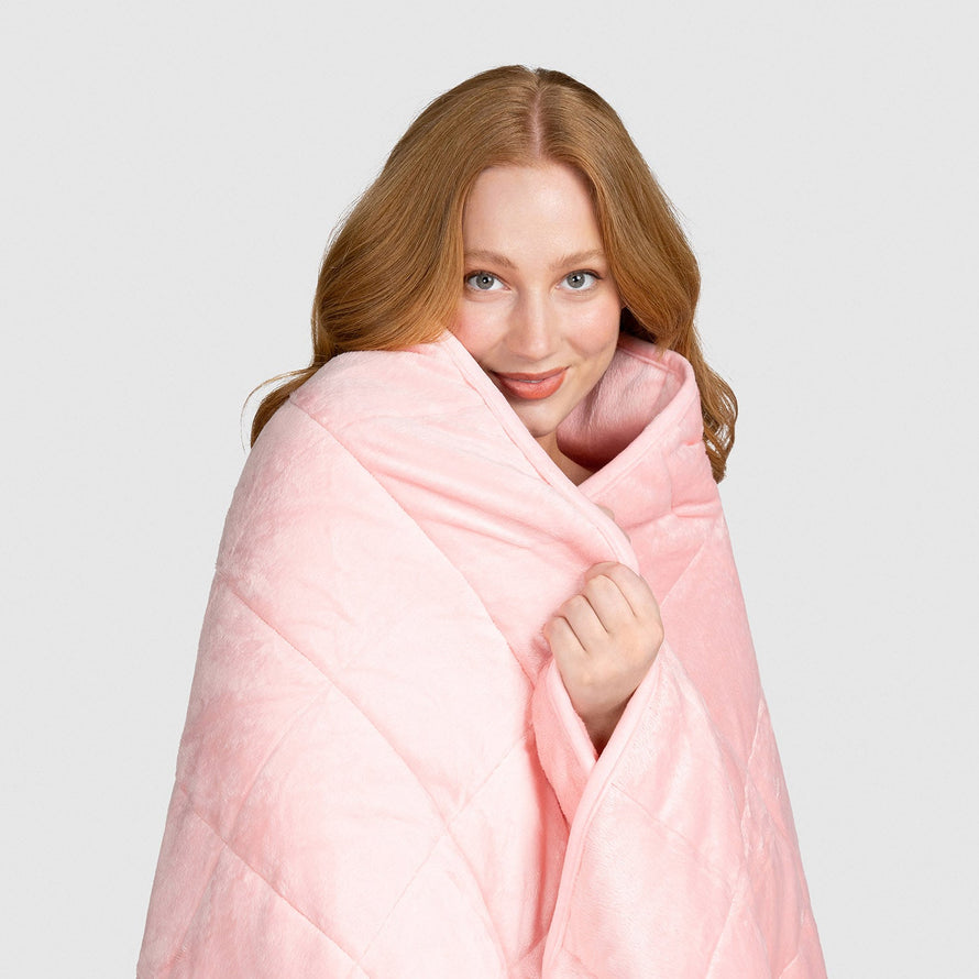 Pink Oodie Weighted Blanket The Oodie NZ