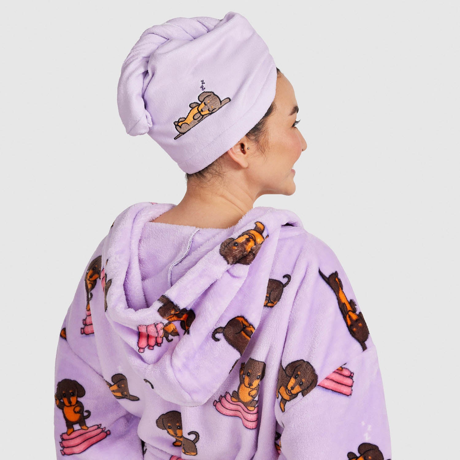 Dachshund Oodie Hair Turban The Oodie NZ