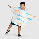 Tie-Dye Multi Kids Beach Oodie